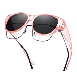 GEGURI Fit Over Glasses Polarized Sunglasses for Women & Men, Stylish Cat Eye Design Sun Glasses 100% UV Protection