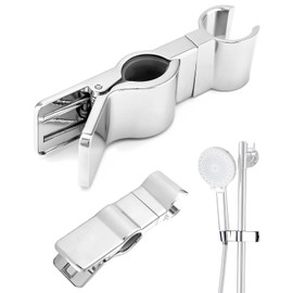 Shower Head Holder Adjustable Shower Head Holder 20-29 mm Shower Holder No Drilling 35° Rotatable Hand Shower Holder Shower Head Holder Adjustable Shower Head Holder for Slide Bar
