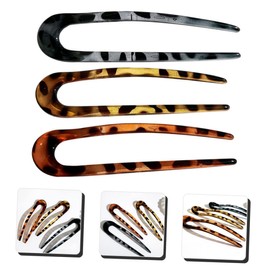 Gatuida 3Pcs U Shaped Hair Pins Vintage Chinese Style Hair Forks for Effortless Updos Smooth Edges Elegant Bun Accessories for Women