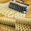 Yallmie Lattice Pastry Cutter, Pastry Lattice Cutter Stainless Steel Lattice