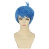 VGbeaty Adult Short Blue Wig Women Cospaly costume Halloween Wig