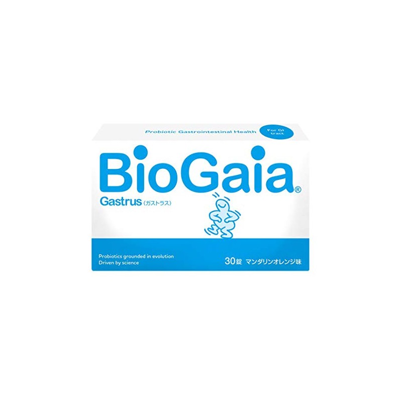 Gastras Mandarin Orange Flavor (Biogaia) 30 Tablets x 1 Box