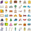 50 PCS Magic E Object Magnets, Magnetic Thickened Fridge Magnets
