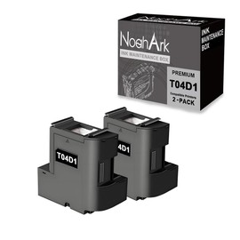 NoahArk 2 Packs T04D1 Ink Maintenance Box Compatible for ET-15000 ET-3750 ET-4750 ET-4760 ET-3760 ET-4850 ET-3850 ET-3710 ET-3830 WF-2860 Printer