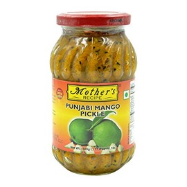 Mother's Recipe Punjabi Mango Pickle 500 Grams, 17.64 Oz