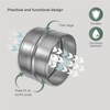 Vent Systems 8'' Inch Galvanized Steel Duct Connector - Round