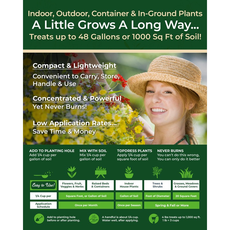 Organic Plant Magic - Truly Organic™ Slow Release Granular Fertilizer: