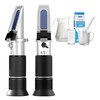 Milk Refractometer 0-20% | Handheld Refractometer Tester for Dairy Farms,