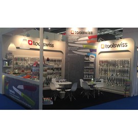 Toolswiss Clasinox Stainless Steel Vegetable Peeler - Swiss Made, Smooth Easy Peel - Smooth Fruit and Vegetable Peel | Extra-Sharp Blade (TS3374), Blue, Standard