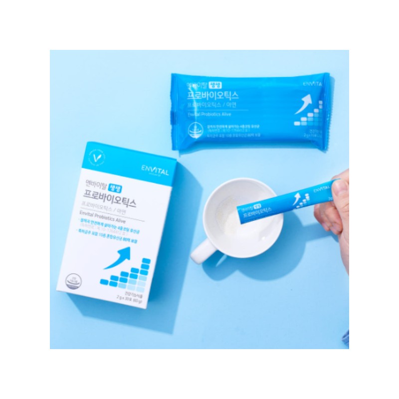 Trueen Envital Probiotics Zinc Lactobacillus Nutrients 30 packets / 엔바이탈