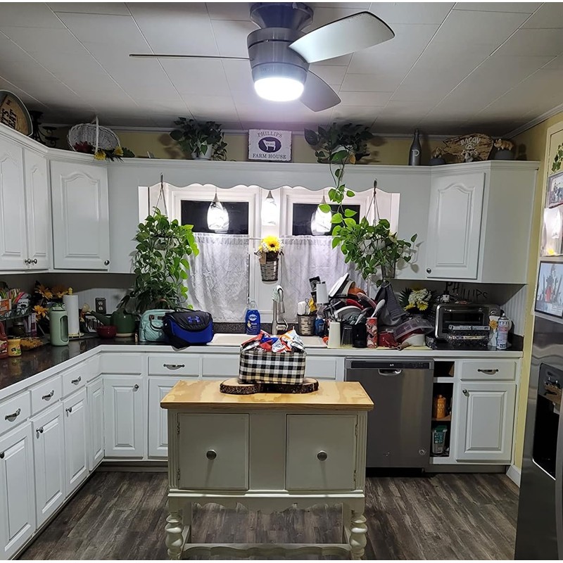 Ledytech 4.92'' LED Ceiling Fan Light Retrofit Kit, Ceiling Flush
