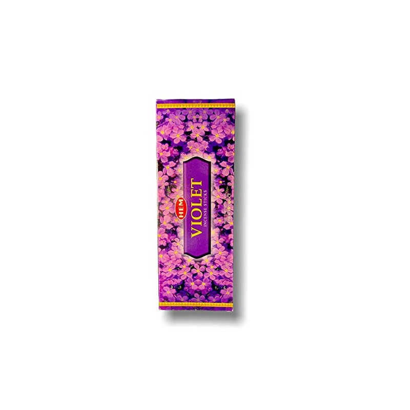 Violet - Box of Six 20 Stick Hex Tubes -