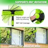 RIZENCE 4.5M/14.7ft Window Cleaning Squeegee Tools, 3-in-1 Window Washing Kit