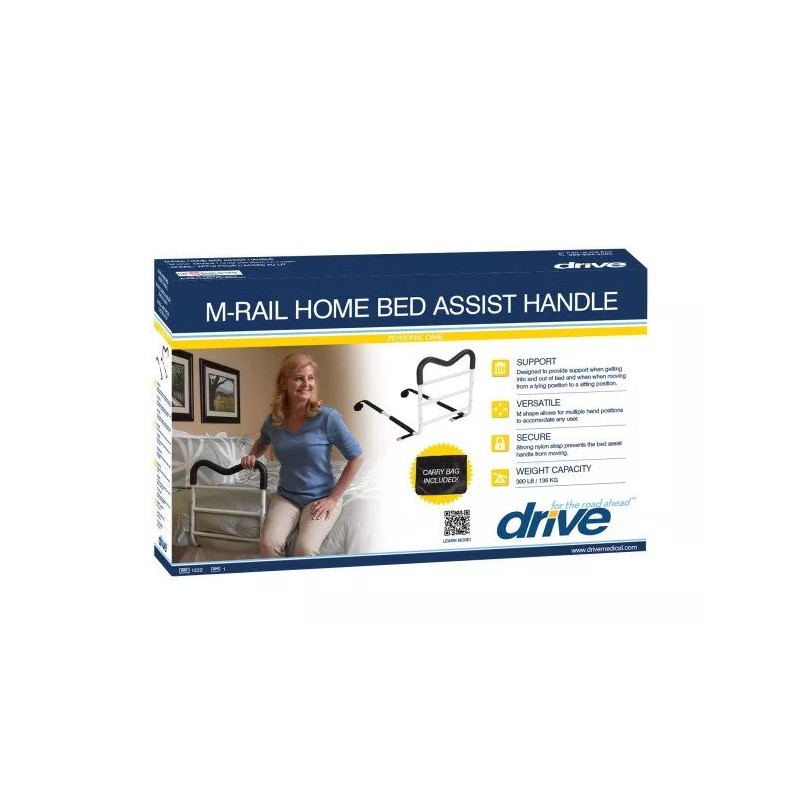 Drive M-Rail Home Bed Assist Handle - for Adults, Seniors,