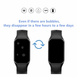 MIHENCE Screen Protector for BV-R1 / R1 1.47 Inch Fitness Tracker, TPU HD Screen Protector Compatible with IOWODO R1 / Blackview BV-R1 Fitness Tracker [Pack of 6]