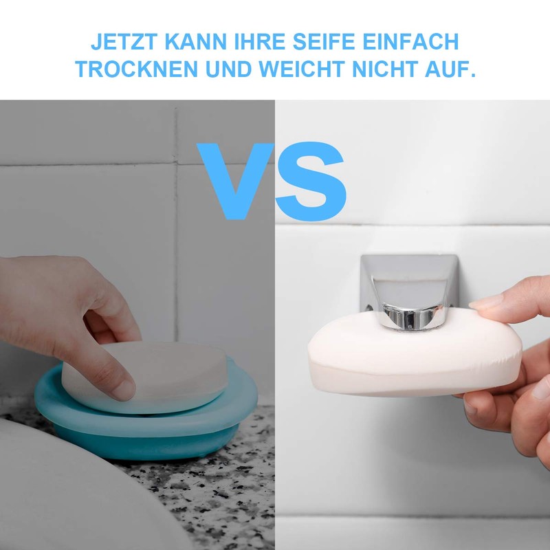 ZITFRI 3 Soap Holders with Magnetic Soap Dishes Magnetic Soap