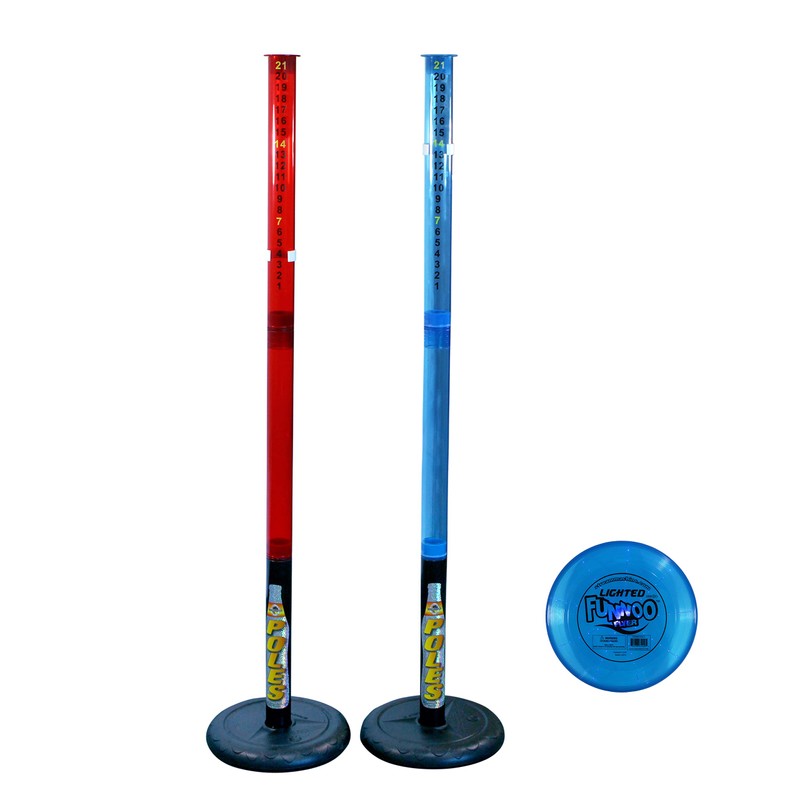water sports Deluxe Light Up Pole Game with Frisbee Disc