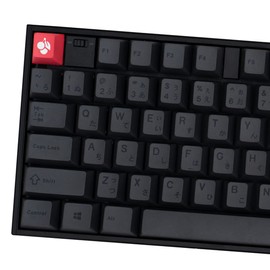mintcaps PBT - Juego de teclas japonesas grises con perfil cerezo retro, 130 teclas, teclas de teclado personalizadas para 60 %, 65 %, 70 %, 75 % Cherry Gateron MX
