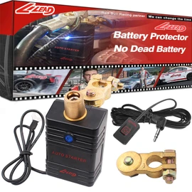 LI LEAD Auto Starter 12V Car Battery Protector - Automatically Disconnect System for Car Battery Saver, Voltage Disconnect Kit, Kill Switch.