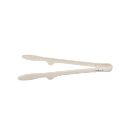 i enjoy + Tongs, Kitchen Tongs, Vegetable Chopsticks Tongs, Yakiniku Tongs, Easy to Grab, Floating Tip, Hygienic, Yakiniku, Pasta, Dishwasher-Safe, Total Length: 11.0 inches (28 cm), White