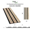 HEXIM Acoustic Panels Sample Piece - Flexible Slat Wall, Wood