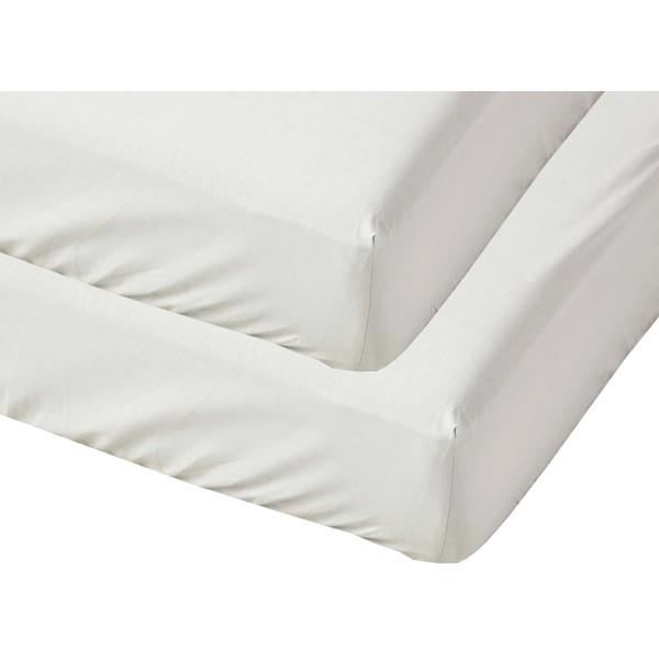 POSH WAVE 2 Pack Cot Fitted Sheets (60x120 + 12
