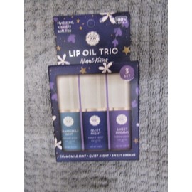 WOOLZIES~NIGHT KISSES~SET OF 3 NATURAL LIP OILS~0.15 OZ EACH 114