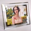 OUKEYI Glass Picture Frames 8x10 Mirrored Edge Glass£¬8x10 Picture Frame