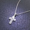trendor Children Cross Pendant With Chain Silver 48887