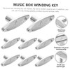 Luxshiny 1set Music Box Knob Windup Key Replacement Electric Windup