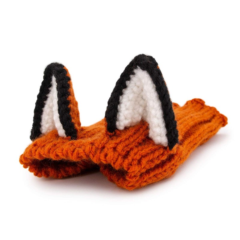 Zoo Snoods Fox Costume - Knit Dog Snood Ear Wrap