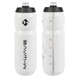 Waterbottle M-Wave, Plastic, 750 Ml, White/Black/White, On Card