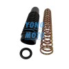 JINFANNIBI Front Fork Boots Rebuild Kit & Oil Seals Springs