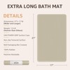 Bligli Bathtub mat Non Slip, 17x27 inches Long Bath mat