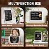 SELEAD Small Magnetic Chalkboard Words Sign Board - 10x12 Inch