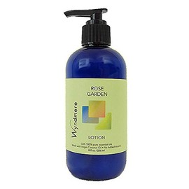 Wyndmere Rose Garden Lotion 8oz Aromatherapy Lotion with Pure Essential Oils