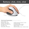 Urby Left Handed Mouse Wireless, Ergonomic, Vertical. Also As Left
