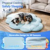 Tivray Q-Max>0.5 Dog Cooling Mat (Cool&Warm), 47''×35'', L, Cloud Sky