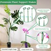 Extendable Plant Stakes, Length Scalable from 17.9IN to 42.3IN Plant