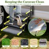 HOMEE RV Step Covers 4 Packs with Reflective Strips,Camper Step