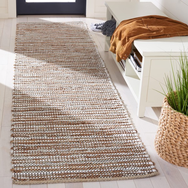 SAFAVIEH Vintage Leather Collection Runner Rug - 2'3" x 9',