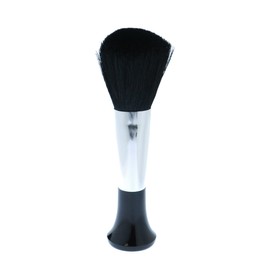Fantasia Stand Powder Brush, Professional Makeup Brush, Finest Natural Hair, Height: 15 cm, Black/Silver