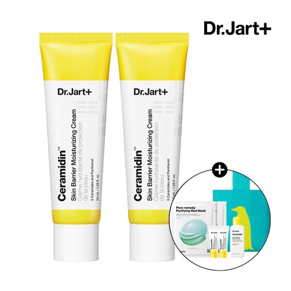 Dr. Jart+ Ceramidin Cream 50mlx2 (+ Milky Lotion 7mlx2 +