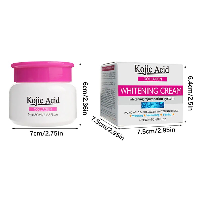 Crema Facial Kojic Hidratante E Iluminadora Para El Cuidado