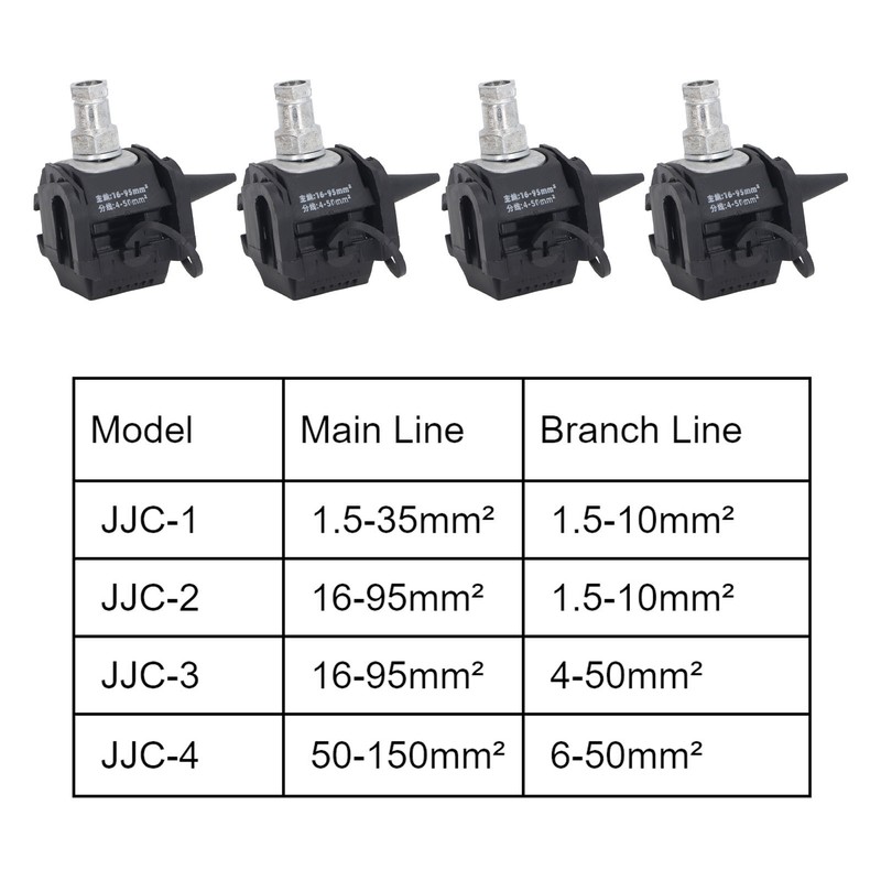 5 Pcs Insulation Piercing Connector 1KV No Peeling Piercing Clamp