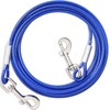 Blue Dog Tie Out Cable Leash: 3/6/9/15m Runner for Yard,