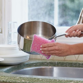 Casabella Sparkle Scrub Sponge, 2-Pack, Colors vary