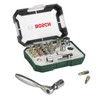 BOSCH 2607017322 Ratchet Screwdriver Bit Set 26 Piece