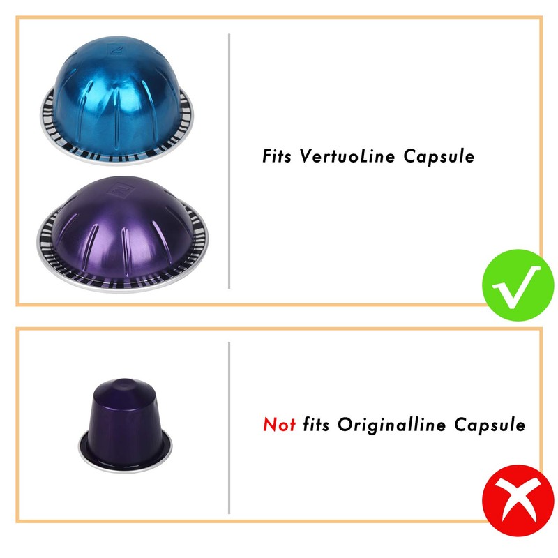 GEESTA Reusable Aluminum Foil Seals Kit Compatible with Nespresso Vertuoline
