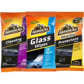 Armor All Wipes 20 Wipes in a Pouch (Protectant, Cleaning and Glass)